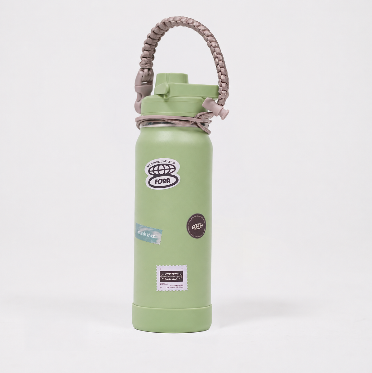 Garrafa Térmica Inox Sede de Viver Verde 700 ml